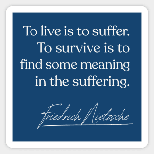 Friedrich Wilhelm Nietzsche Quotes Sticker